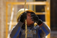Martes 29 de noviembre del 2016. Chiapa de Corzo. El templo de San Sebastián construido en el siglo XVII revela su importancia durante el proceso histórico de esta ciudad y del estado de Chiapas durante su rehabilitación la cual se encuentra en su segunda