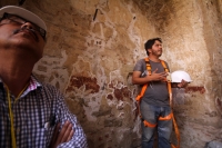 Martes 29 de noviembre del 2016. Chiapa de Corzo. El templo de San Sebastián construido en el siglo XVII revela su importancia durante el proceso histórico de esta ciudad y del estado de Chiapas durante su rehabilitación la cual se encuentra en su segunda