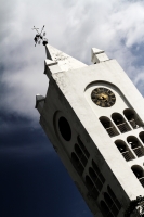 Martes 30 de octubre del 2018. Tuxtla Gutiérrez. El reloj de la Catedral de San Marcos espera pacientemente recibir el mantenimiento para poder indicar correctamente la hora en la ciudad.