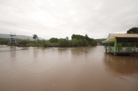 Jueves 9 de agosto del 2012. Chiapa de Corzo, Chiapas. La Capitanía de Puerto instruyo a los prestadores de servicios turísticos dentro del cauce del Cañón del Sumidero a que no usen las embarcaciones hasta nuevo aviso