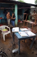 Lunes 1 de agosto. Al menos 250 viviendas fueron afectadas por las torrenciales lluvias que se registraron la noche de ayer en el municipio de Tapachula, Chiapas. En el albergue se encuentra 26 familias que perdieron todo al ser sorprendidos por las aguas