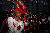 Miércoles 2 de febrero. Las celebraciones del día de la Virgen de Candelaria se celebran con danzas tradicionales donde los pertenecientes a la Cofradía de la Etnia Zoque presentan las danzas de la Casita y la Robadera en el atrio de la iglesia de este lu