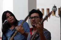 Sábado 17 de junio del 2017. Tuxtla Gutiérrez. Lo jóvenes talentos de la música chiapaneca durante la Muestra Gastronómica y de Arte que inicia este medio día en el Museo de la Ciudad