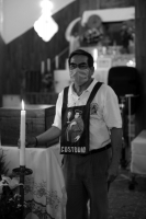 Domingo 17 de mayo del 2020. Tuxtla Gutiérrez. Las celebraciones de San pascualito se llevan a cabo en la discreción dentro de su iglesia en este barrio tradicional