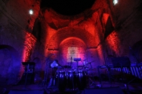 Sábado 6 de diciembre. Chiapa de Corzo.  El ensamble de Percusiones Latinas dentro del Festival De San Sebastián que se realiza en las diferentes iglesias y plazuelas de la  colonia ciudad ribereña ubicada en las márgenes del rio Grijalva.