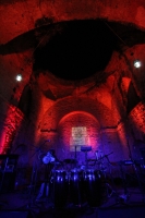 Sábado 6 de diciembre. Chiapa de Corzo.  El ensamble de Percusiones Latinas dentro del Festival De San Sebastián que se realiza en las diferentes iglesias y plazuelas de la  colonia ciudad ribereña ubicada en las márgenes del rio Grijalva.