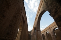 Miércoles 2 de diciembre del 2015. Chiapa de Corzo. San Sebastián. La estructura arquitectónica del Templo de San Sebastián se encuentra en el cerro de San Gregorio, barrio de la ciudad ubicada en la ribera del Rio Grijalva, el cual ha sido afectado por v