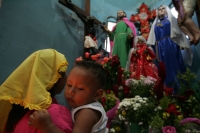 Lunes 18 de octubre. El culto a la muerte dentro de la Iglesia Ortodoxa Independiente de México de San Pascualito en la ciudad de Tuxtla.