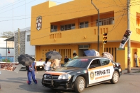 Miércoles 13 de abril. Trabajadores sindicalistas de la Sección 50 permanecen en platón y bloqueo de las calles aledañas al Hospital Regional de Tuxtla Gutiérrez.
