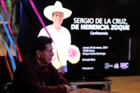 Jueves 26 de enero del 2017. Tuxtla Gutiérrez. Sergio de la Cruz, cronista de la comunidad indígena Zoque y maestro ramilletero presenta esta noche su conferencia De Herencia Zoque en el parque Santo Domingo