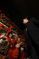 Octubre del 2013. La Santa Muerte Coleta. Los creyentes en el culto de la Santa Muerte se reúnen por un año más en un salón de fiestas del sur de la ciudad coleta para conmemorar la petición de dar a conocer públicamente el credo que desde hace varios año