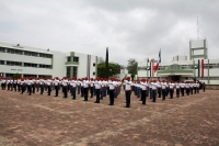Jueves 5 de mayo del 2016. Tuxtla Gutiérrez. La clase 1997 del Servicio Militar Nacional presenta esta mañana el juramento de bandera en la ceremonia conmemorativa de la Batalla de Puebla en 1862.