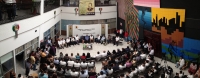Miércoles 23 de septiembre del 2015. Tuxtla Gutiérrez. Socorro Trejo Sirvent, poeta que este medio día recibe una de las preseas del premio Rodulfo Figueroa que entrega el Congreso del Estado de Chiapas cada año como reconocimiento al prócer de las letras