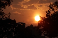 Viernes 20 de marzo del 2015. Tuxtla Gutiérrez. En la víspera el atardecer desde el poniente de la ciudad.