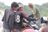 Jueves 9 de julio del 2015. Tapachula de Córdova y Ordoñez.El basurero municipal donde migrantes centroamericanos trabajan en la recolección de basura.