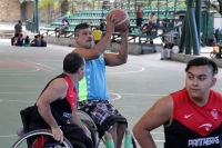 Sábado9 de diciembre del 2017. Tuxtla Gutiérrez. La Liga Chiapaneca de Básquet bol sobre Silla de Ruedas celebra este medio dí­a el partido final de los deportistas con capacidades especiales