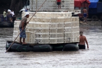 Julio del 2014. Suchiate. La corriente del rio no solo arrastra la memoria sino las esperanzas de los cientos de personas que día a día transitas entre ciudad Hidalgo y Tecún Umán.