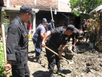 Domingo 18 de septiembre. Foto: Susana Solís. Aspectos de las afectaciones por la lluvia en la comunidad de Bochil.