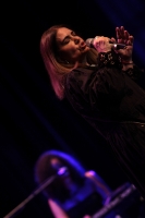Viernes 7 de junio del 2019. Tuxtla Gutiérrez. Durante el Concierto de Tania Libertad esta noche en el Teatro de la Ciudad.