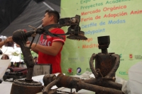 Domingo 5 de mayo del 2016. Tuxtla Gutiérrez. Artistas y ecologistas se reúnen durante el segundo Terra Fest realizado esta mañana en el Parque de la Juventud.