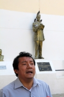 Martes 22 de noviembre del 2016. Tuxtla Gutiérrez. Periodistas de Chiapas se manifiestan este medio día en solidaridad de la familia del fotógrafo Mario Delgadillo Ramos asesinado la semana pasada en un asalto en Tezayoca.