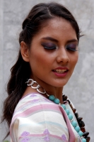 Jueves 16 de junio del 2016. Tuxtla Gutiérrez. Texti-Moda. La pasarela presenta la tendencia de moda basada en textiles de las etnias de las comunidades de Chiapas a cambio de un kilo de ayuda a beneficio de la Comunidad Berlín (municipio de Berriozábal).