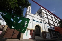 Sábado 9 de septiembre del 2017. Tuxtla Gutiérrez. Las huellas del fuerte temblor se observan en algunos de los edificios públicos y casas de los pueblos chiapanecos.