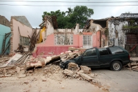 Sábado 9 de septiembre del 2017. Tuxtla Gutiérrez. Las huellas del fuerte temblor se observan en algunos de los edificios públicos y casas de los pueblos chiapanecos.