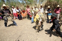 Ocosocuautla de Espinosa. Marzo del 2014. El centro arqueologicol Zoque conocido como Cerro Ombligo o Cuchunotoc es el lugar de encuentro de los pueblos de esta cultura donde realizan las danzas representativas del Cohuina del Tigre, el Tigre y el Monito 