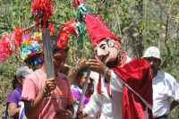 Ocosocuautla de Espinosa. Marzo del 2014. El centro arqueologicol Zoque conocido como Cerro Ombligo o Cuchunotoc es el lugar de encuentro de los pueblos de esta cultura donde realizan las danzas representativas del Cohuina del Tigre, el Tigre y el Monito 