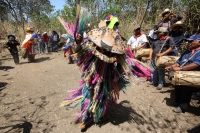 Ocosocuautla de Espinosa. Marzo del 2014. El centro arqueologicol Zoque conocido como Cerro Ombligo o Cuchunotoc es el lugar de encuentro de los pueblos de esta cultura donde realizan las danzas representativas del Cohuina del Tigre, el Tigre y el Monito 