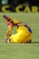 Sábado 28 de noviembre del 2015. Tuxtla Gutiérrez. Aspectos del partido de vuelta entre jaguares de Chiapas y la UANL.