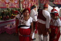 Viernes 3 de junio del 2016. Tuxtla Gutiérrez. La danza de las Espuelas. La danza de la Octava de Corpus o de las Espuelas o tonguy etzé reúne a las familias de la comunidad indígena Zoque de la depresión central de Chiapas quienes preservan la vestimenta