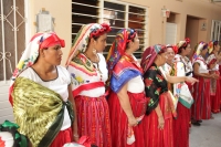 Viernes 3 de junio del 2016. Tuxtla Gutiérrez. La danza de las Espuelas. La danza de la Octava de Corpus o de las Espuelas o tonguy etzé reúne a las familias de la comunidad indígena Zoque de la depresión central de Chiapas quienes preservan la vestimenta