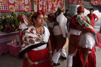 Viernes 3 de junio del 2016. Tuxtla Gutiérrez. La danza de las Espuelas. La danza de la Octava de Corpus o de las Espuelas o tonguy etzé reúne a las familias de la comunidad indígena Zoque de la depresión central de Chiapas quienes preservan la vestimenta
