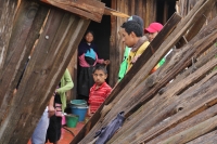 Viernes 23 de julio del 2015. San Cristóbal de las Casas. Varios comercios, casas y servicios públicos sufrieron afectaciones esta tarde al producirse una tromba en el norte de esta ciudad ubicada en la Zona Altos del estado de Chiapas.
