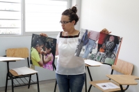 Martes 12 de abril del 2016. Tuxtla Gutiérrez. Calificando el concurso de fotografía del Festival Ambar en la UNACH