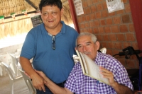 Viernes 9 de octubre del 2015. Tuxtla Gutiérrez. Los marimbistas, ejecutantes del instrumento de hormiguillo se reúnen en la colonia Terán de la capital del estado de Chiapas para recibir el libro Memorias de Marimbistas; Marimbas Tuxtlecas 1900-1980 del 
