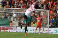 Domingo 14 de agosto del 2016. Tuxtla Gutiérrez. Aspectos del partido entre Jaguares de Chiapas y el Veracruz.