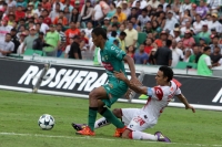 Domingo 14 de agosto del 2016. Tuxtla Gutiérrez. Aspectos del partido entre Jaguares de Chiapas y el Veracruz.