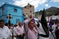20210402. Venustiano Carranza. La procesión  del Viacrucis en las calles de La Antigua San Bartolomé de los Llanos