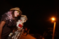 Lunes 30 de diciembre del 2013. San Fernando. Los Viejitos es la danza tradicional de origen istmeño que realizan los jóvenes de la comunidad ribereña del Grijalva El Carmelo donde con gritos y danzas los personajes recorren las casas de los pobladores an