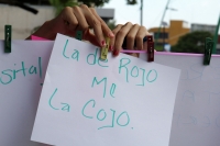 Miércoles 25 de noviembre del 2015. Tuxtla Gutiérrez. En el día internacional para la Eliminación de la Violencia hacia las Mujeres en la capital del estado de Chiapas.