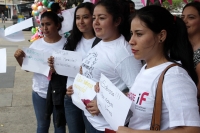 Miércoles 25 de noviembre del 2015. Tuxtla Gutiérrez. En el día internacional para la Eliminación de la Violencia hacia las Mujeres en la capital del estado de Chiapas.