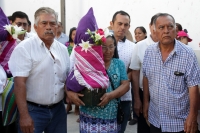 Martes 12 de marzo del 2019.Tuxtla Gutiérrez. Durante el recorrido de las imágenes de las vírgenes veneradas por la comunidad zoque hacia la iglesia de San Jacinto