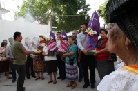 Martes 12 de marzo del 2019.Tuxtla Gutiérrez. Durante el recorrido de las imágenes de las vírgenes veneradas por la comunidad zoque hacia la iglesia de San Jacinto