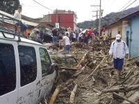 Foto cortesía Estesur/Pepé López  Arevalo. Autoridades de Protección Civil dan a conocer que más de 300 familias se encuentran afectadas en San Cristóbal de las Casas, Los daños en Yajalón y Chilón aun no han sido cuantificados y se reportan viviendas des