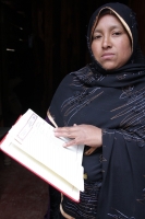 Domingo 7 de febrero del 2016. San Cristóbal de las Casas. Yamila, madre tsotsil de la comunidad islámica