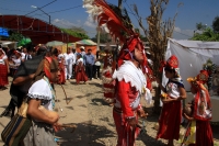 Sábado 2 de febrero del 2018. Tuxtla Gutiérrez. Los bailes de la Virgen de Candelaria son realizados este medio día por los miembros de la comunidad Zoque en la Parroquia de Copoya