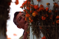 Martes 25 de octubre del 2016. Tuxtla Gutiérrez. Flor de cempasúchil o musajoyo. La ermita del Cerrito es adornada con flores de cempasúchil o musajoyo, ofrenda que es arreglada delicadamente por los maestros tradicionales de la comunida zoque Martes 25 de octubre del 2016. Tuxtla Gutiérrez. Flor de cempasúchil o musajoyo. La ermita del Cerrito es adornada con flores de cempasúchil o musajoyo, ofrenda que es arreglada delicadamente por los maestros tradicionales de la comunida zoque